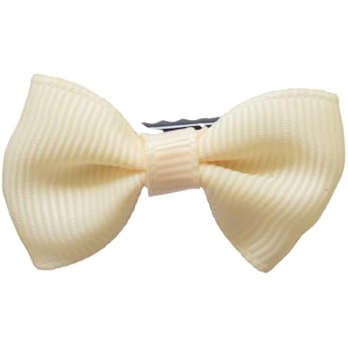 Dahpne 3-Piece Girls Bow Hair Clip Set - Beige - Image 5